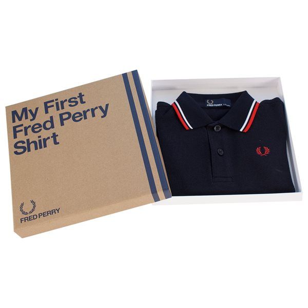 Fred Perry My First Fred Perry Shirt Navy 0-12 Month