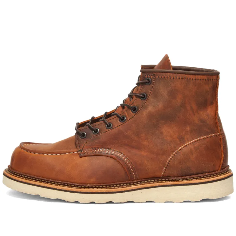 Red Wing 1907 Heritage Work 6" Moc Toe Boot Copper Rough Tough