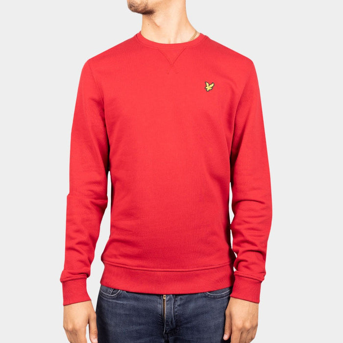 Lyle & Scott Men's Crew Neck Sweatshirt Tunnel Red
