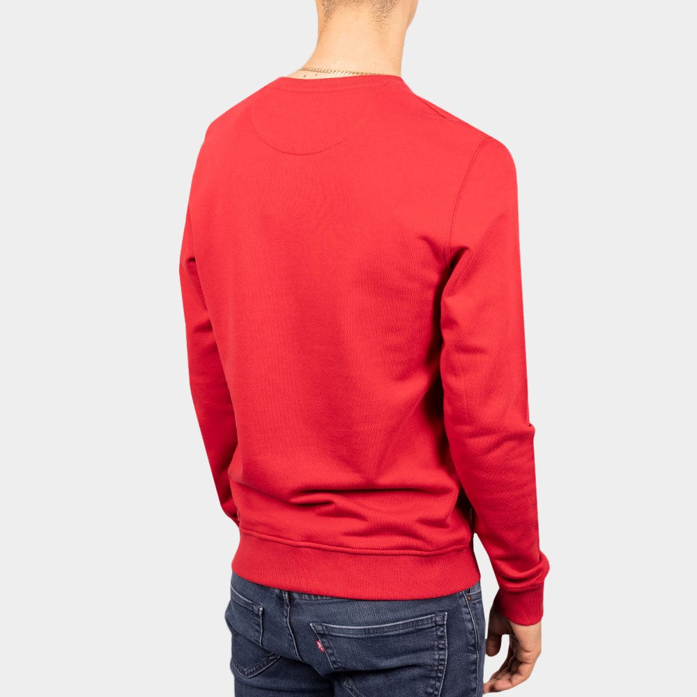 Lyle &amp; Scott Men's Crew Neck Sweatshirt Tunnel Red
