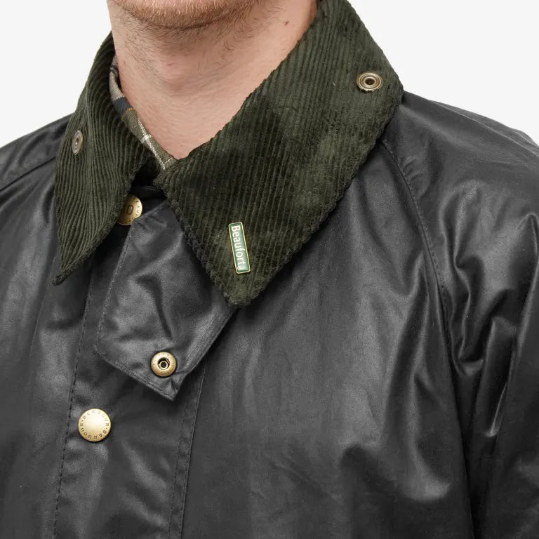 Barbour 40th Anniversary Beaufort Wax Jacket Sage Green