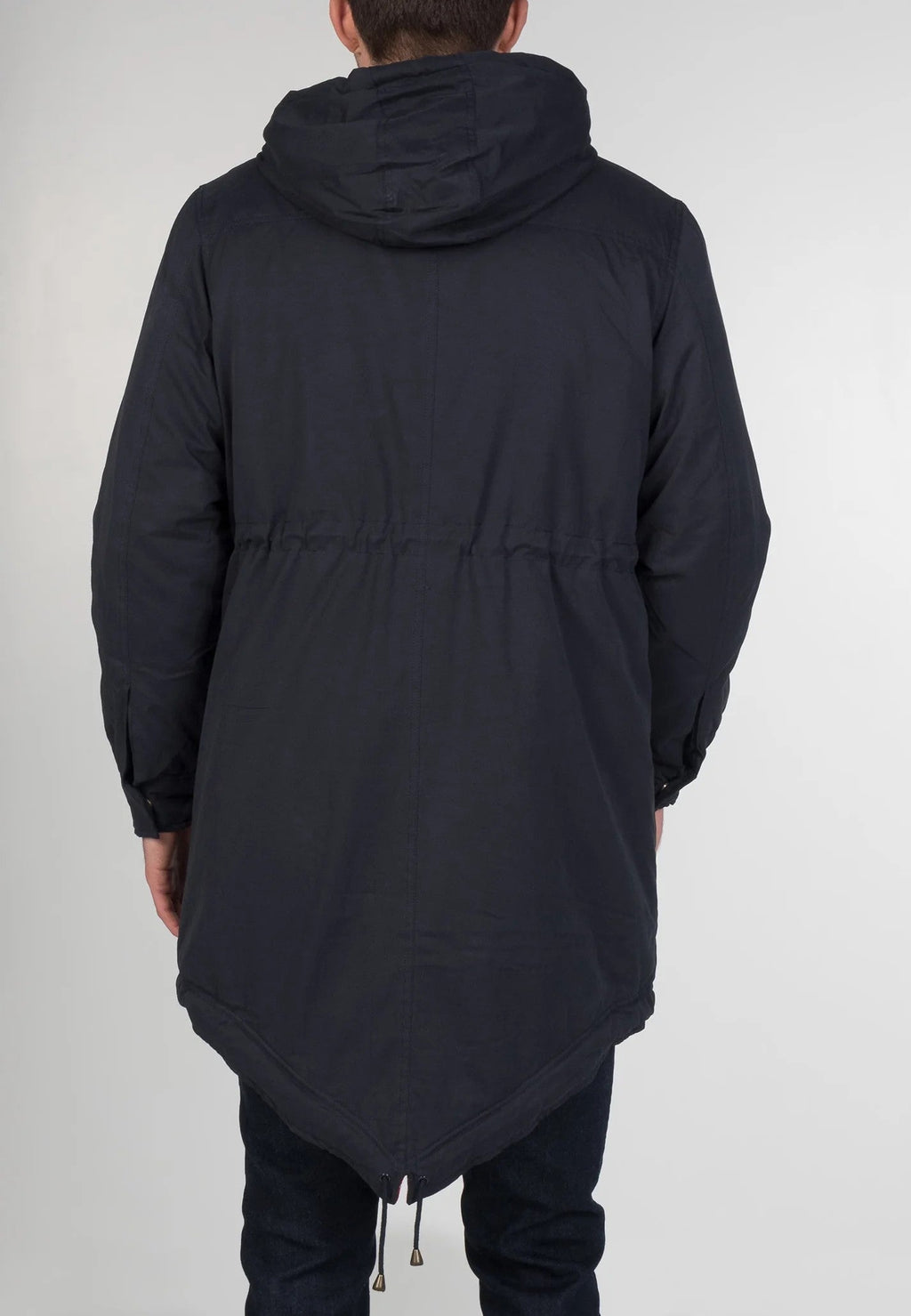 Merc Tobias Fishtail Parka Navy