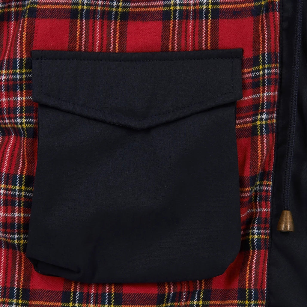Merc Tobias Fishtail Parka Navy