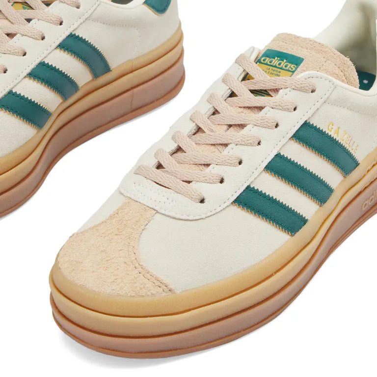 Adidas Gazelle Bold ID7056 Cream White / Collegiate Green / Magic Beige