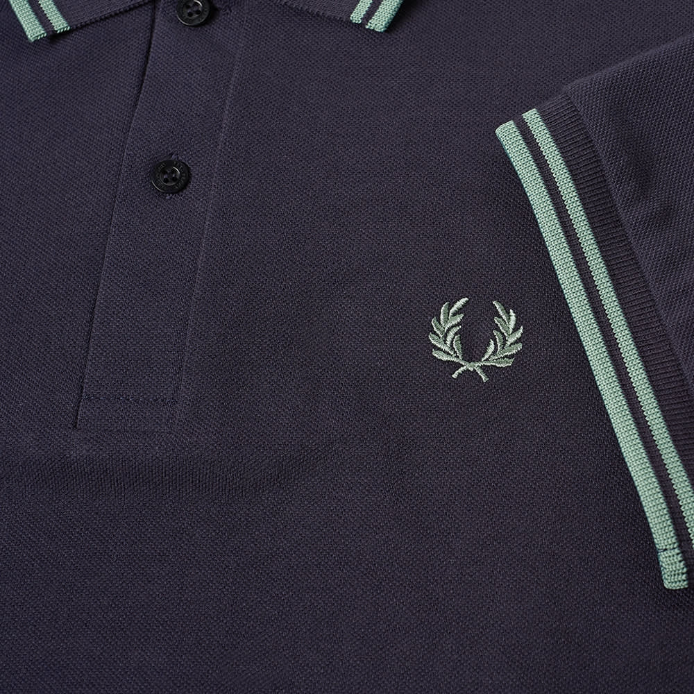 Fred Perry Reissues Original Twin Tipped Polo Navy