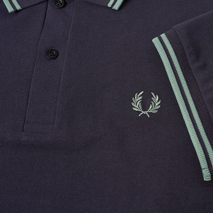 Fred Perry Reissues Original Twin Tipped Polo Navy