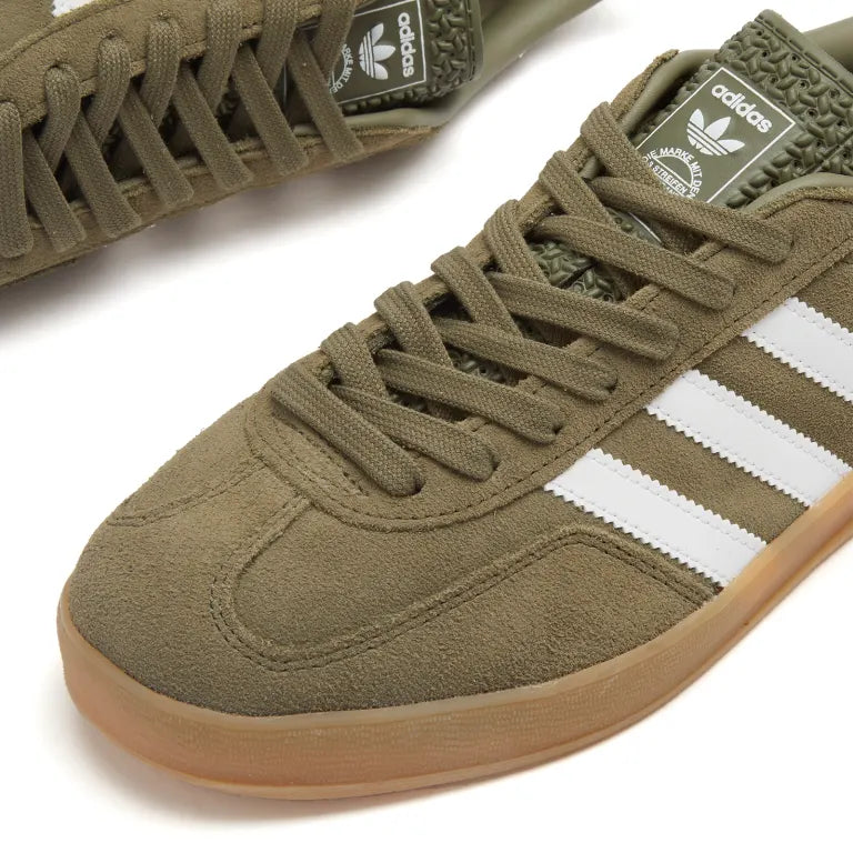 Adidas Gazelle Indoor JQ0174 Olive Strata / Cloud White / Gold Metallic