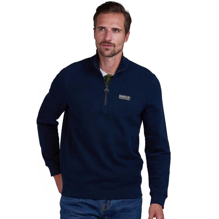 Barbour International Essential Half Zip Sweatshirt Navy