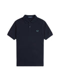 Fred Perry Slim Fit Plain Polo Navy / Blue