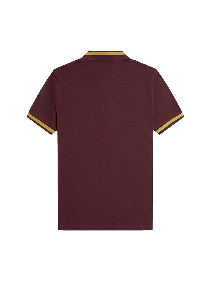 Fred Perry Reissues Original Single Tipped Polo Oxblood M96