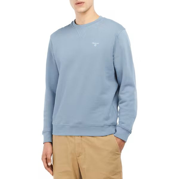 Barbour Ridsdale Crew-Neck Sweatshirt Washed Blue