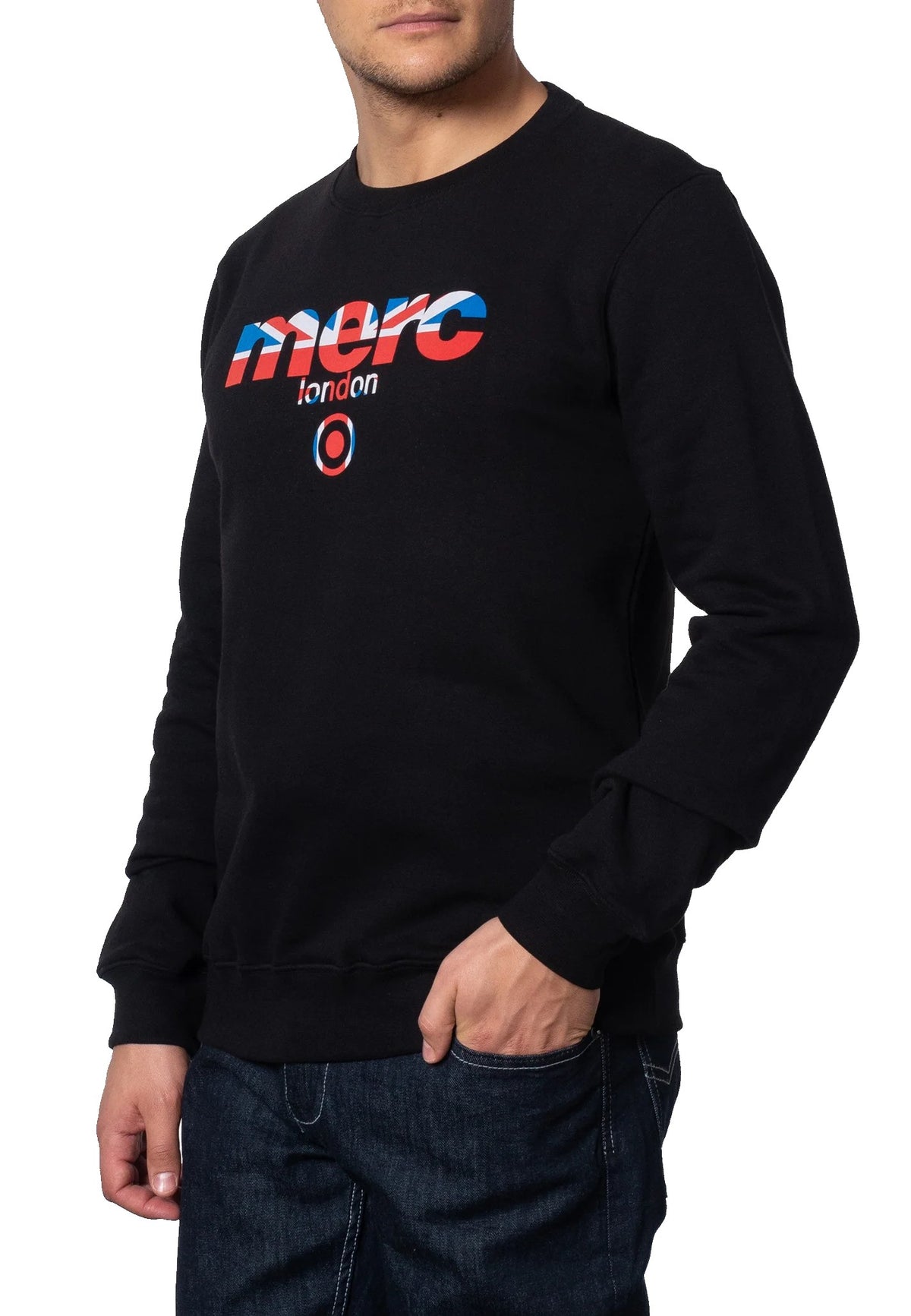 Merc Sudadera Cuello Redondo Otto Negra