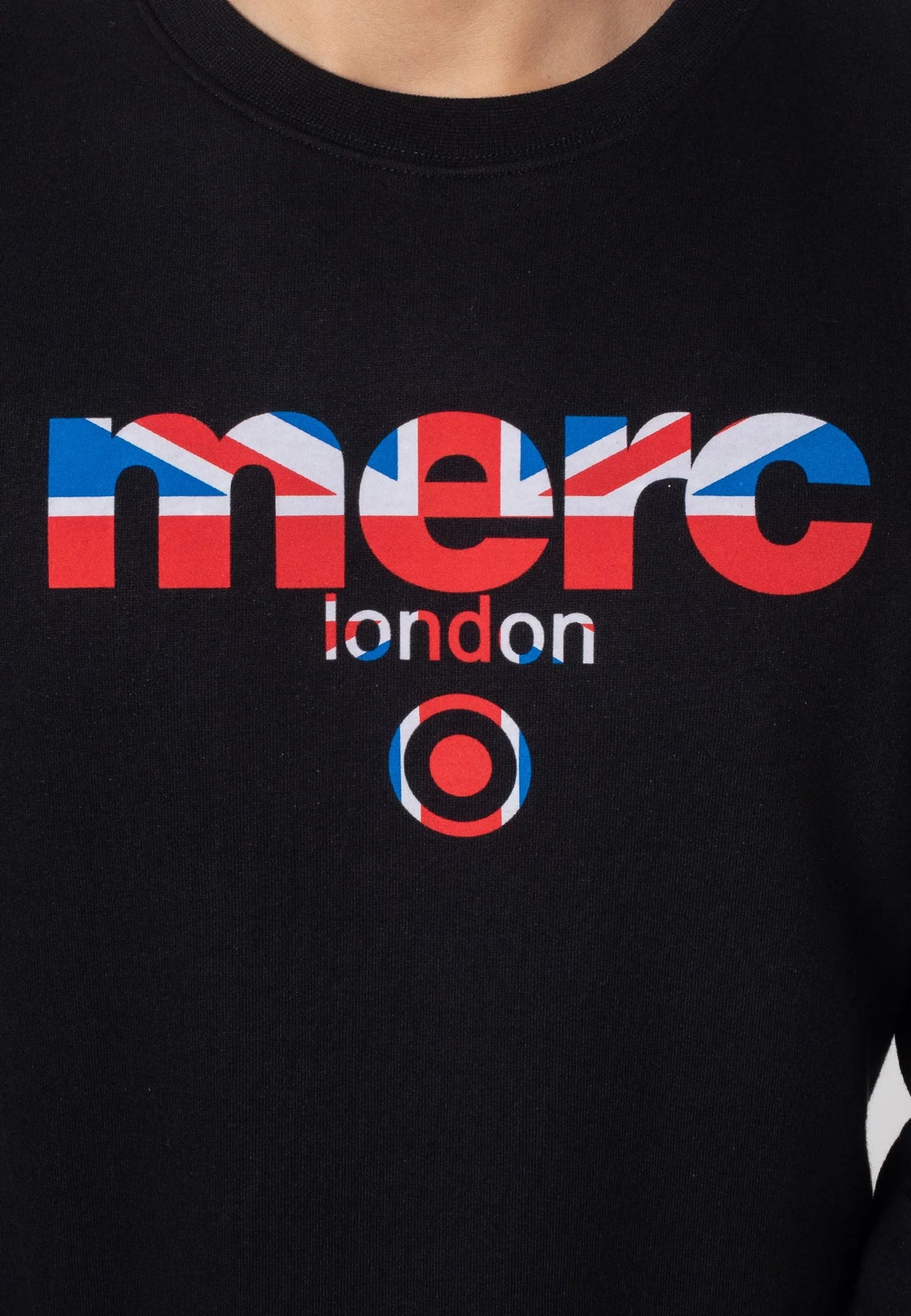 Merc Sudadera Cuello Redondo Otto Negra