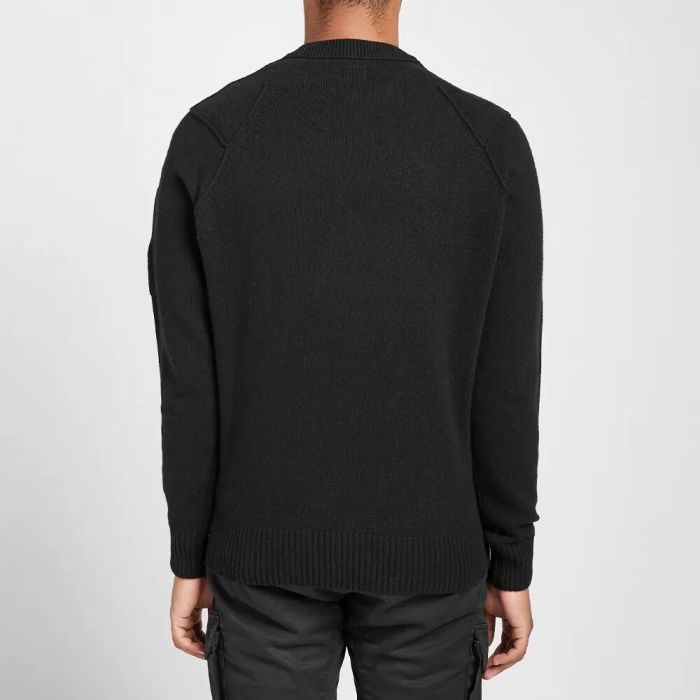 C.P. Company Knitwear Crew Neck Lambswool Navy