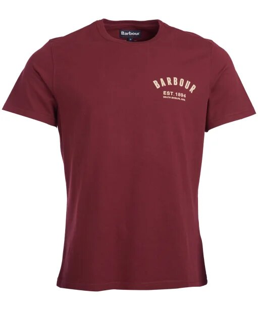 Barbour Preppy T-Shirt Tee Ruby