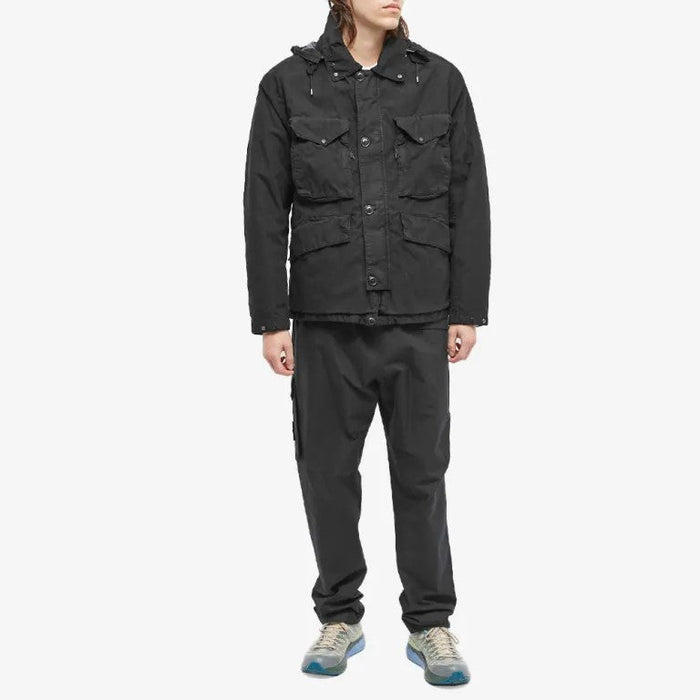 C.P. Company 50 FILI RUBBER Goggle Jacket Black