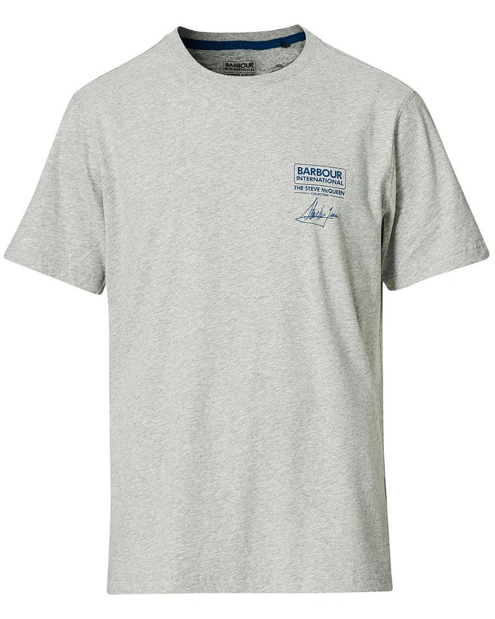 Barbour International SMQ Signature T-Shirt Grey