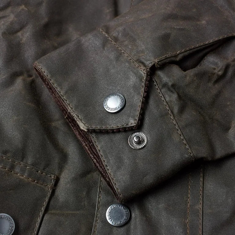 Barbour International Duke Waxed Jacket Sage