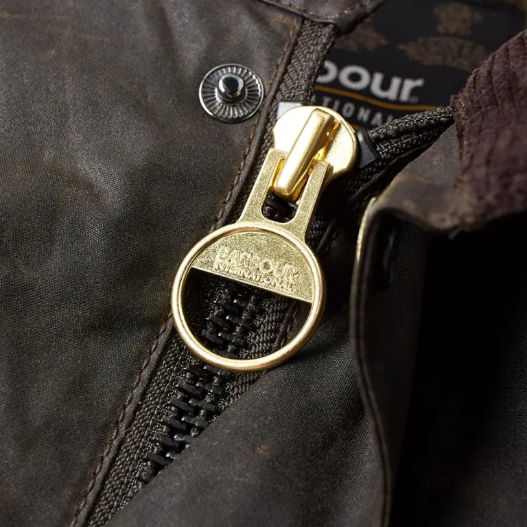 Barbour International Duke Waxed Jacket Sage