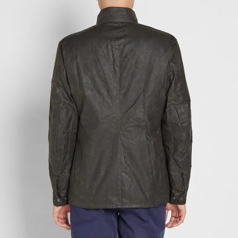Barbour International Duke Waxed Jacket Sage