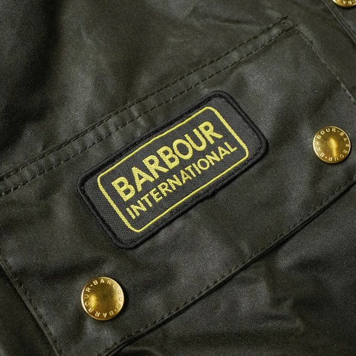Barbour International Original Wax Jacket Sage Green