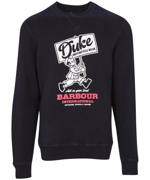 Barbour International Famous Duke Sweatshirt Black