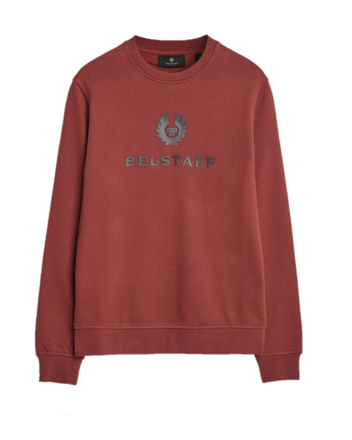Belstaff Signature Crewneck Sweatshirt Lava Red