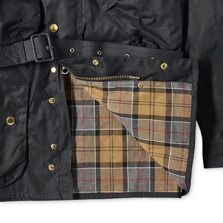 Barbour International Original Wax Jacket Navy