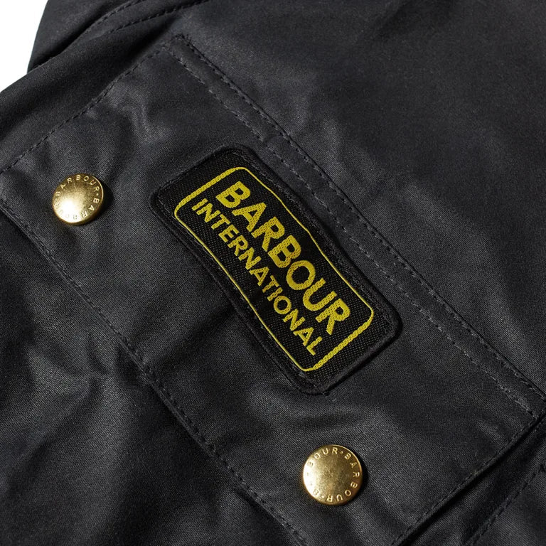 Barbour International Original Wax Jacket Navy