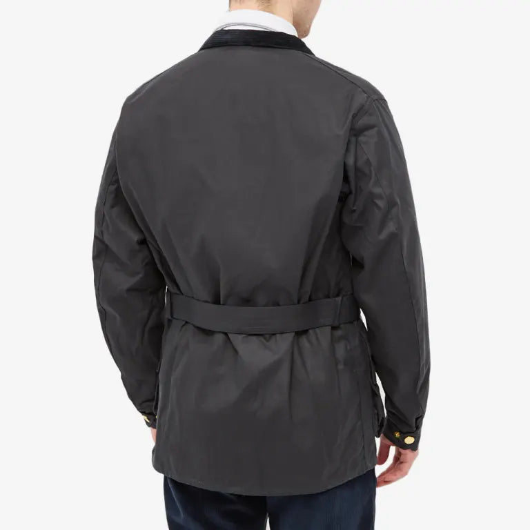 Barbour International Original Wax Jacket Navy