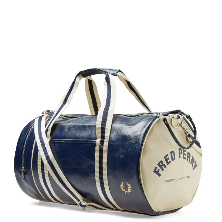 Fred Perry Classic Barrel Bag Navy
