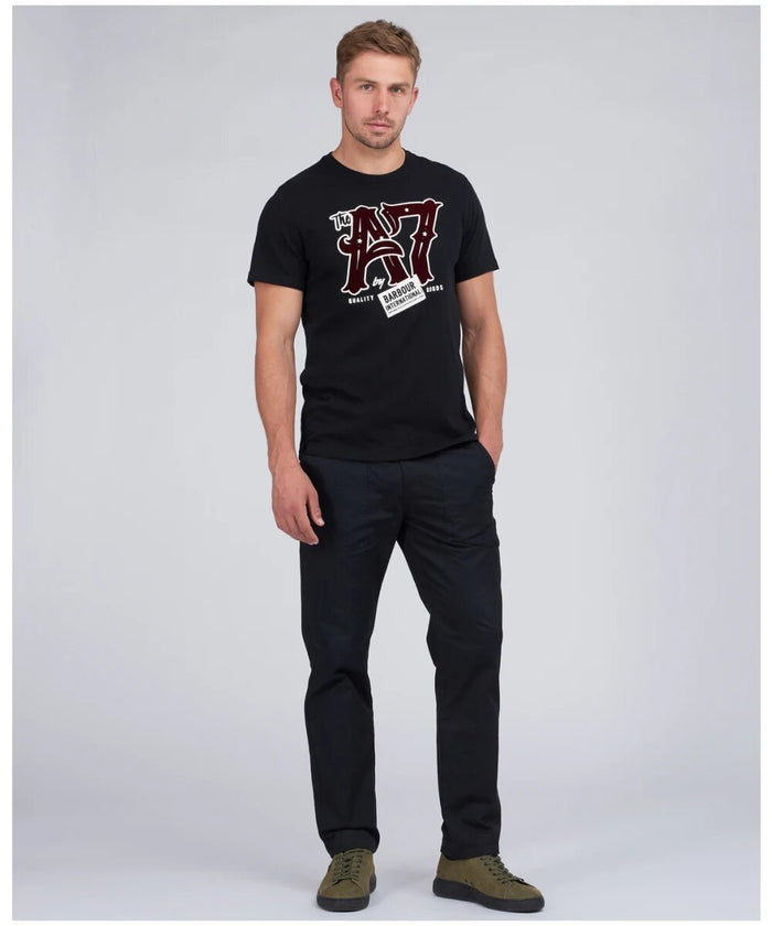Barbour International Legacy A7 T-Shirt Black