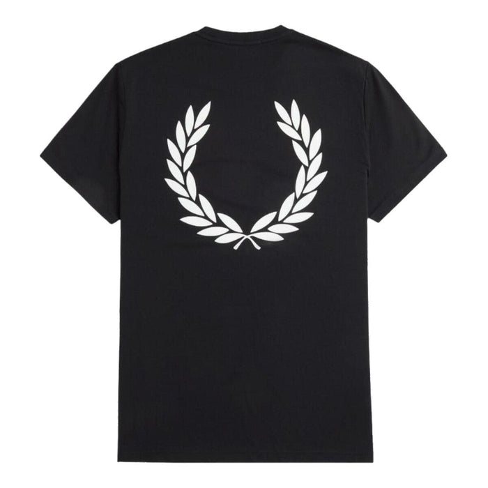 Fred Perry Laurel Wreath Graphic T-Shirt Black