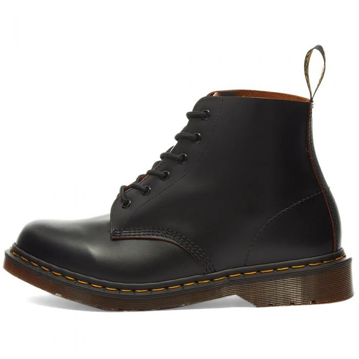 Dr. Martens Vintage 101 Boot Quilon Made In England Black