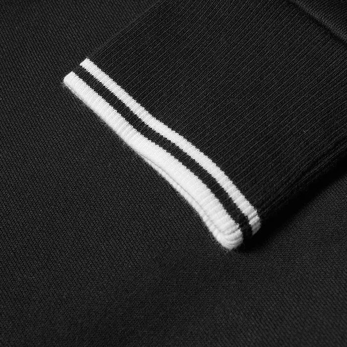 Fred Perry Tipped Hooded Sweatshirt Black