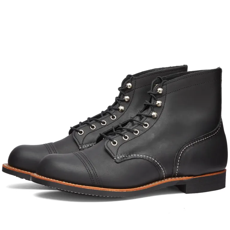 Red Wing 8084 Heritage 6" Iron Ranger Boot Black Harness