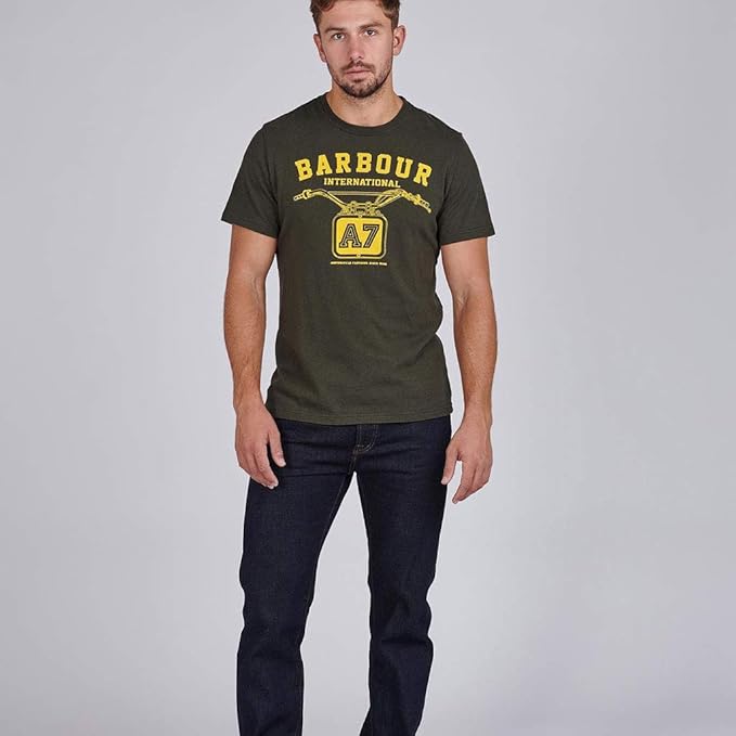 Barbour International Legendary A7 T-Shirt Forest