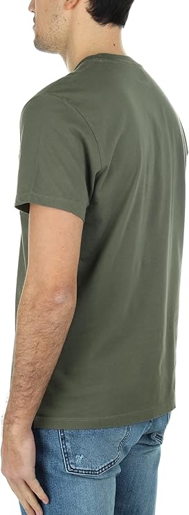 Woolrich Embossed Logo Pocket Tee Green