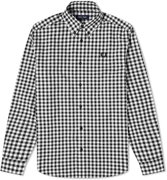 Fred Perry Reissues Gingham Shirt Black