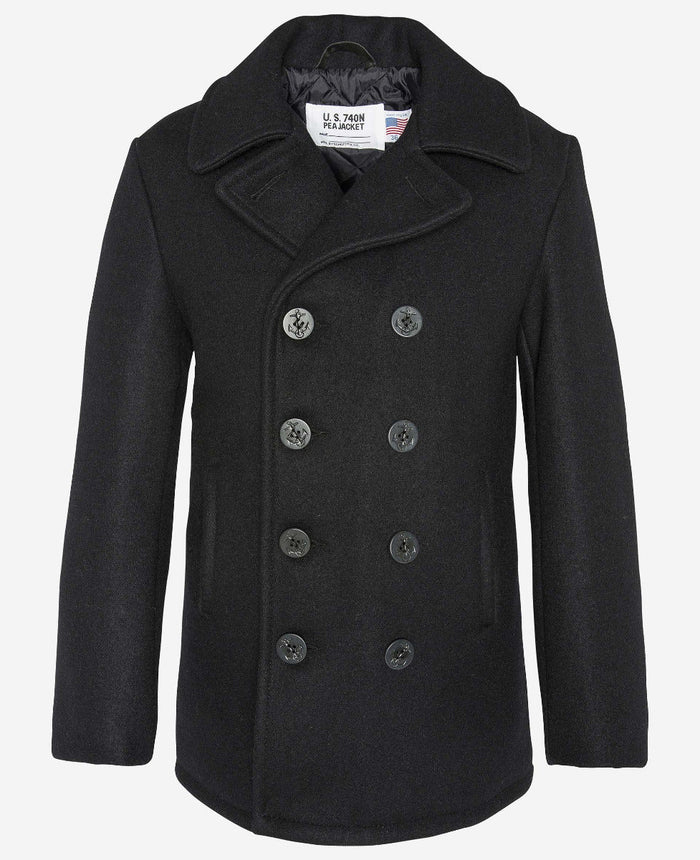 Schott NYC Iconic U.S. Navy Peacoat Made In USA Navy