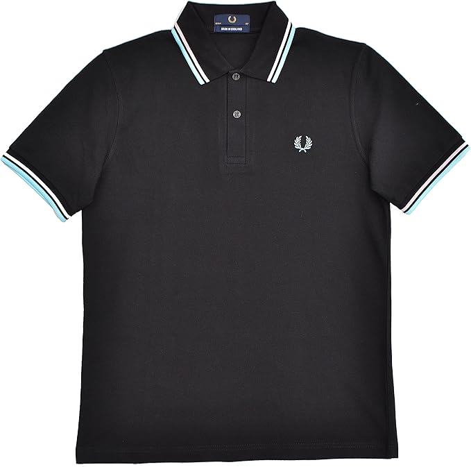 Fred Perry Reissues Original Twin Tipped Polo Black