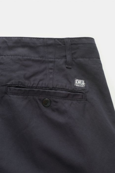 C.P. Company Cotton Linen Cargo Short Navy