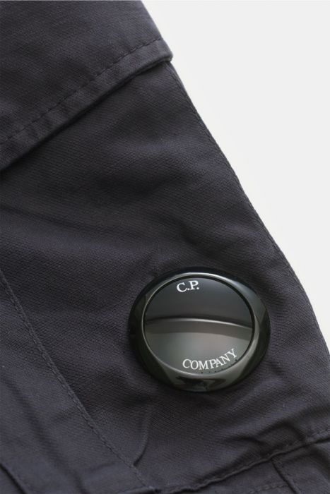 C.P. Company Cotton Linen Cargo Short Navy