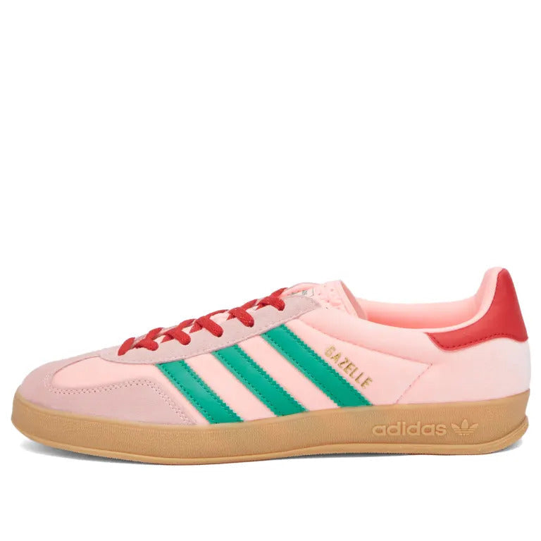 Adidas Gazelle Indoor Woman JI2713 Court Green / Glow Pink / Gum