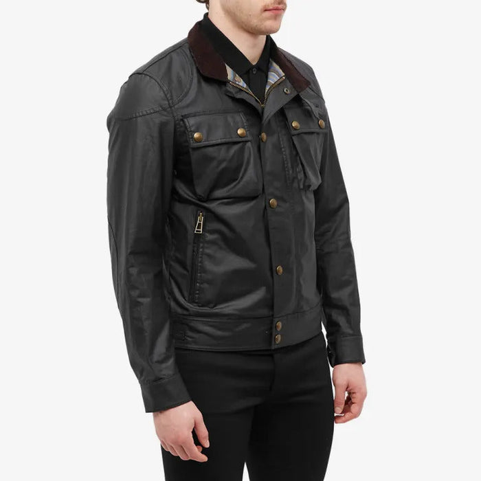 Belstaff Racemaster Waxed Jacket Black