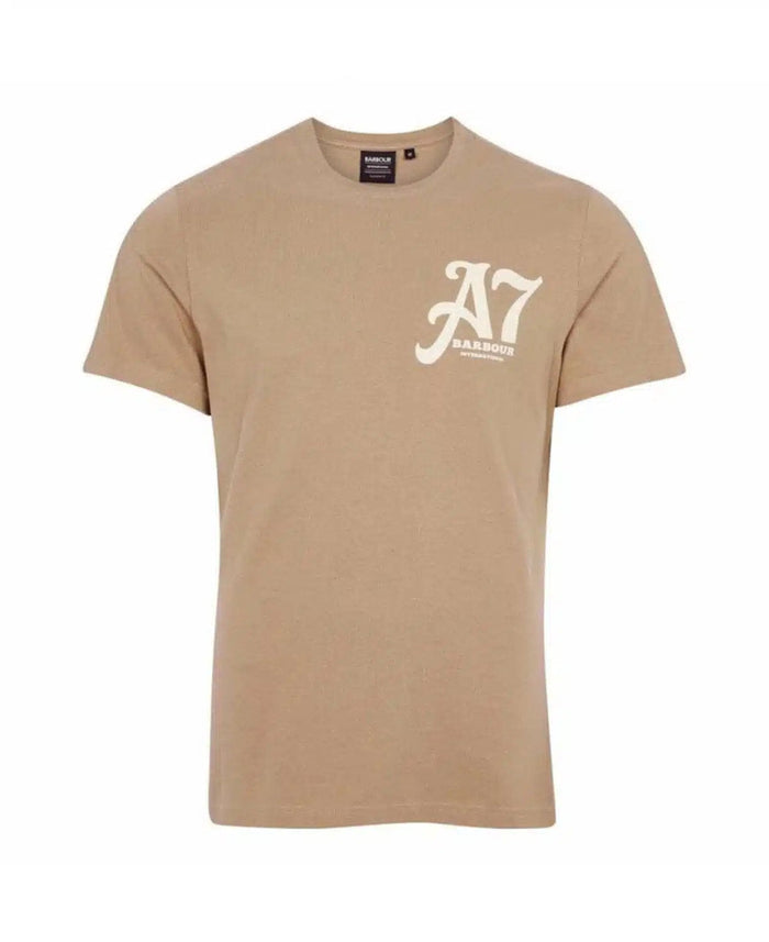 Barbour International SMQ Legendary A7 T-Shirt Brown