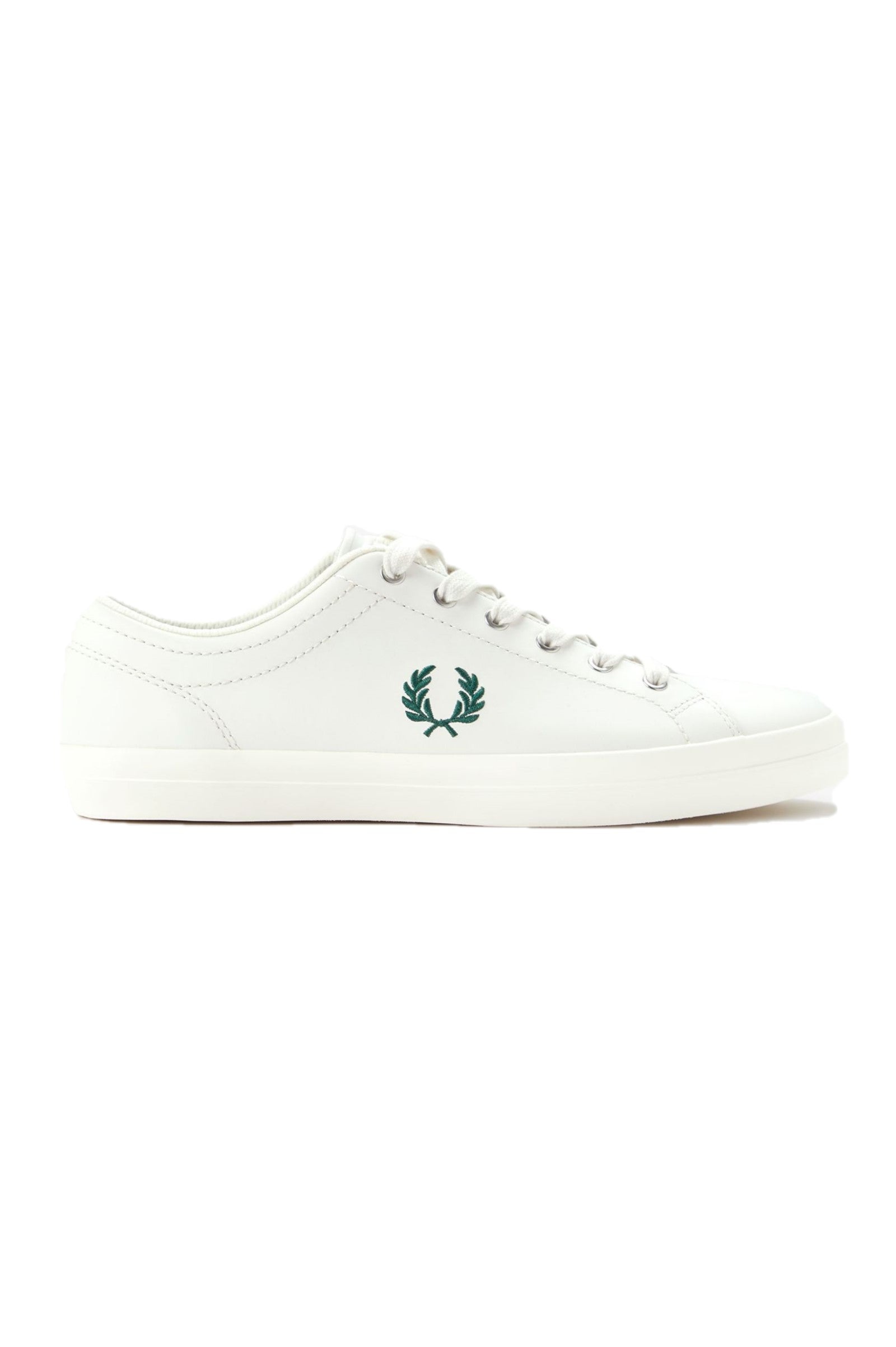 Fred Perry Baseline Leather B1306 Snow White