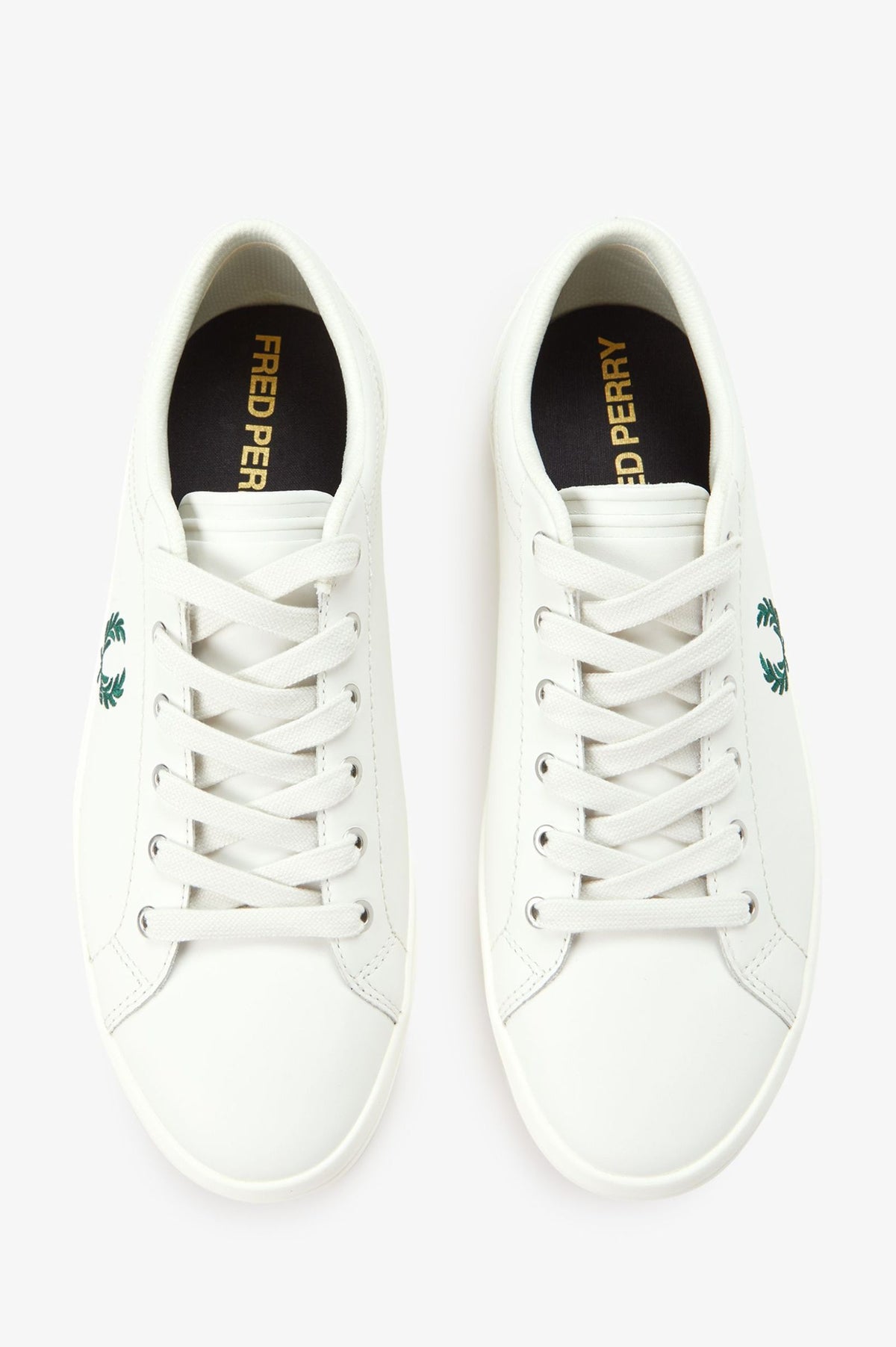 Fred Perry Baseline Leather B1306 Snow White