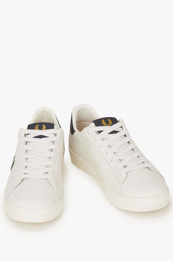 Fred Perry Spencer Leather B4334 Porcelain