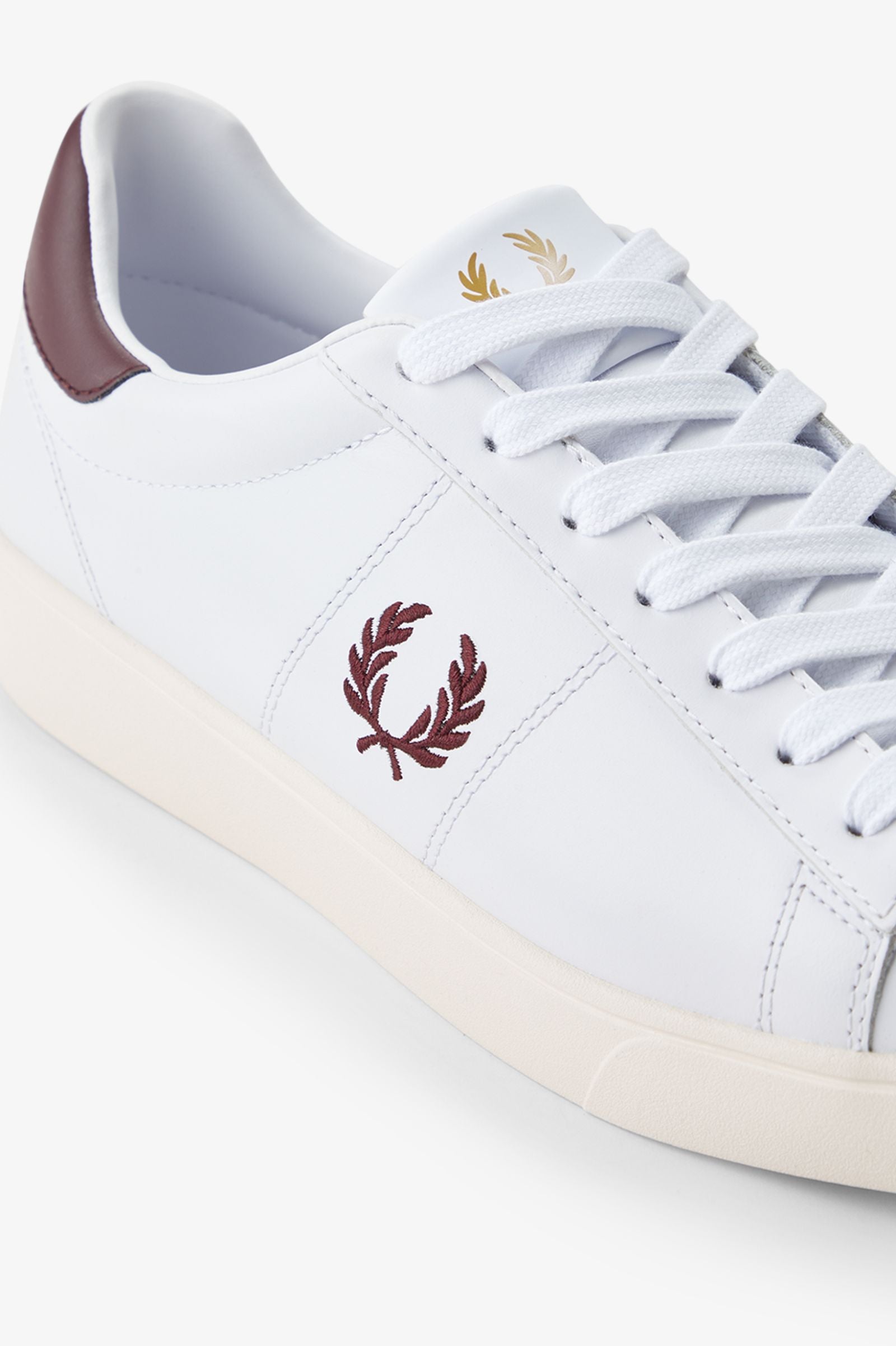 Fred Perry Spencer Leather B4334 490 White